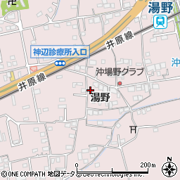 広島県福山市神辺町湯野249周辺の地図