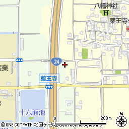 奈良県磯城郡田原本町十六面326-7周辺の地図