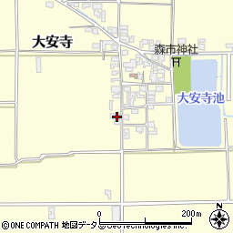 奈良県磯城郡田原本町大安寺247-1周辺の地図