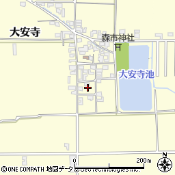 奈良県磯城郡田原本町大安寺375周辺の地図