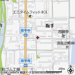 奈良県磯城郡田原本町阪手720-7周辺の地図