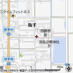 奈良県磯城郡田原本町阪手809-1周辺の地図