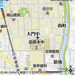 奈良県磯城郡田原本町34-7周辺の地図