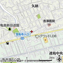 岡山県倉敷市連島町矢柄6265周辺の地図