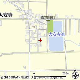 奈良県磯城郡田原本町大安寺373-1周辺の地図