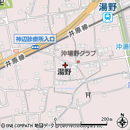 広島県福山市神辺町湯野245周辺の地図