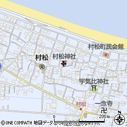 村松神社周辺の地図