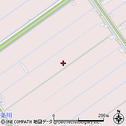 岡山県岡山市南区西七区周辺の地図