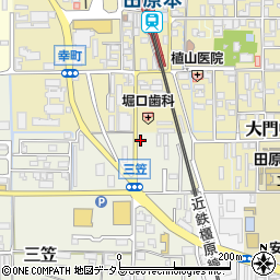 焼肉天道 田原本店周辺の地図