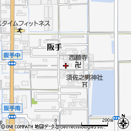 奈良県磯城郡田原本町阪手807周辺の地図