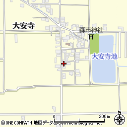 奈良県磯城郡田原本町大安寺377周辺の地図