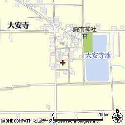 奈良県磯城郡田原本町大安寺376周辺の地図