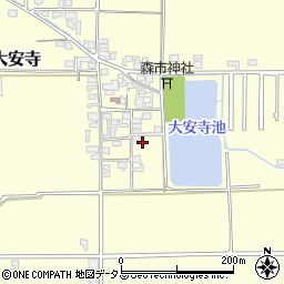 奈良県磯城郡田原本町大安寺372周辺の地図