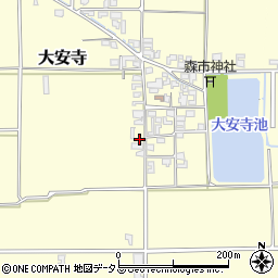 奈良県磯城郡田原本町大安寺246周辺の地図