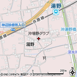 広島県福山市神辺町湯野145周辺の地図