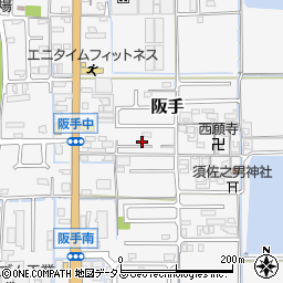 奈良県磯城郡田原本町阪手719周辺の地図