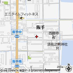 奈良県磯城郡田原本町阪手719-5周辺の地図