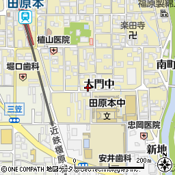 奈良県磯城郡田原本町107-1周辺の地図