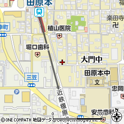 奈良県磯城郡田原本町114周辺の地図