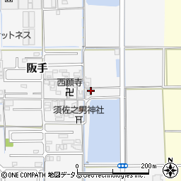 奈良県磯城郡田原本町阪手879-3周辺の地図