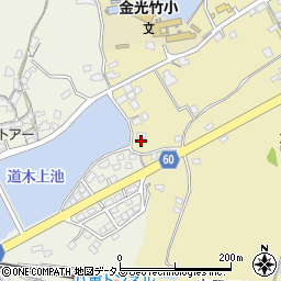 岡山県浅口市金光町下竹365周辺の地図