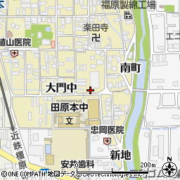 奈良県磯城郡田原本町大門東周辺の地図