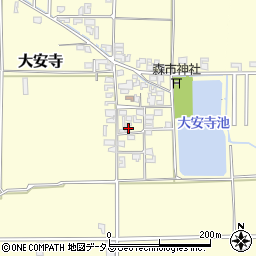 奈良県磯城郡田原本町大安寺381周辺の地図