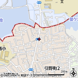 大阪府堺市東区引野町2丁104周辺の地図