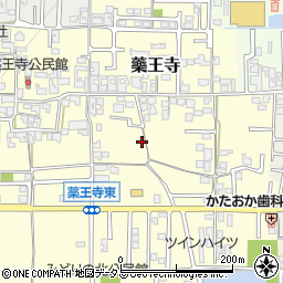 奈良県磯城郡田原本町藥王寺周辺の地図