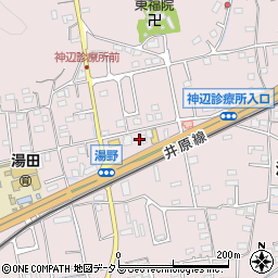 広島県福山市神辺町湯野286周辺の地図