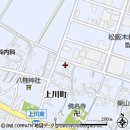 中日新聞　松阪徳和専売所・西谷新聞店周辺の地図