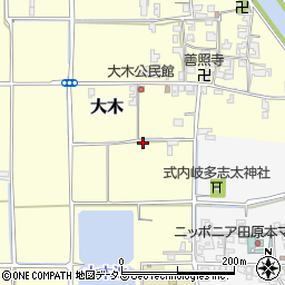 奈良県磯城郡田原本町大木128周辺の地図