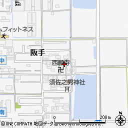 奈良県磯城郡田原本町阪手799-1周辺の地図