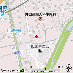 広島県福山市神辺町湯野505-5周辺の地図