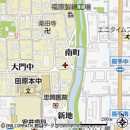 奈良県磯城郡田原本町南町36-2周辺の地図