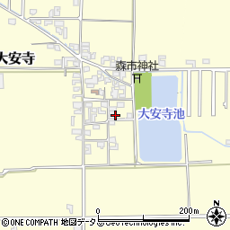 奈良県磯城郡田原本町大安寺385周辺の地図