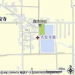奈良県磯城郡田原本町大安寺387周辺の地図