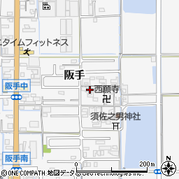 奈良県磯城郡田原本町阪手803周辺の地図