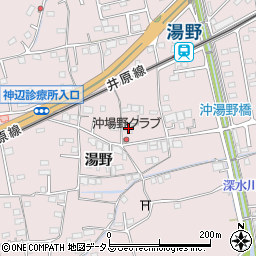 広島県福山市神辺町湯野146周辺の地図