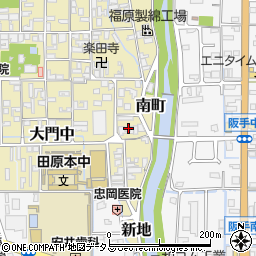 奈良県磯城郡田原本町413周辺の地図