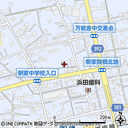 広島県福山市駅家町万能倉1392-5周辺の地図