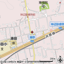 広島県福山市神辺町湯野9周辺の地図