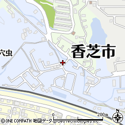 奈良県香芝市穴虫704-5周辺の地図