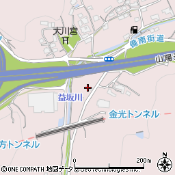 岡山県浅口市鴨方町益坂1234周辺の地図