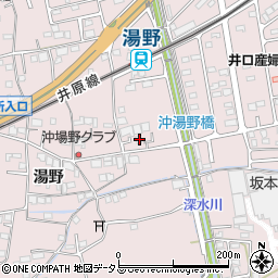 広島県福山市神辺町湯野110周辺の地図