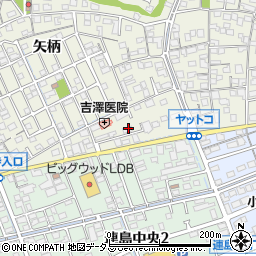 岡山県倉敷市連島町（亀島新田）周辺の地図