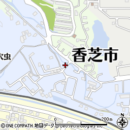奈良県香芝市穴虫704-3周辺の地図