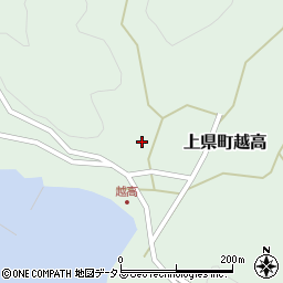 長崎県対馬市上県町越高170周辺の地図