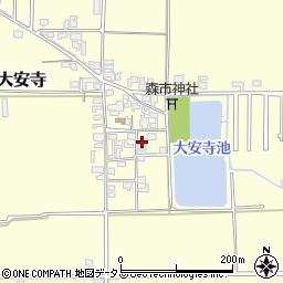 奈良県磯城郡田原本町大安寺384周辺の地図