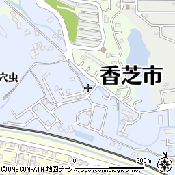 奈良県香芝市穴虫704周辺の地図